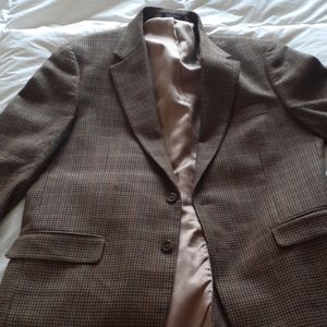 LAUREN Ralph Lauren plaid 2 button blazer